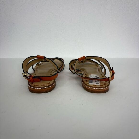 Michael Kors Leather Gladiator Sandals Light Brown Adjustable Strap Size 7 - Picture 7 of 11